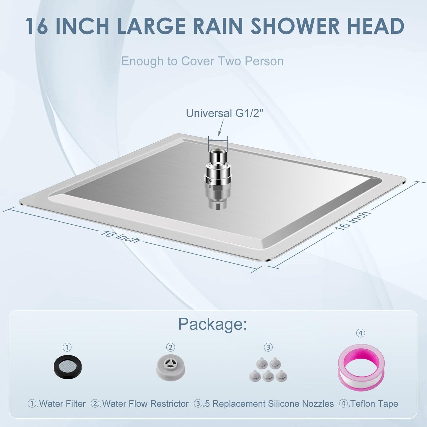 Stainless Steel Top Shower Head