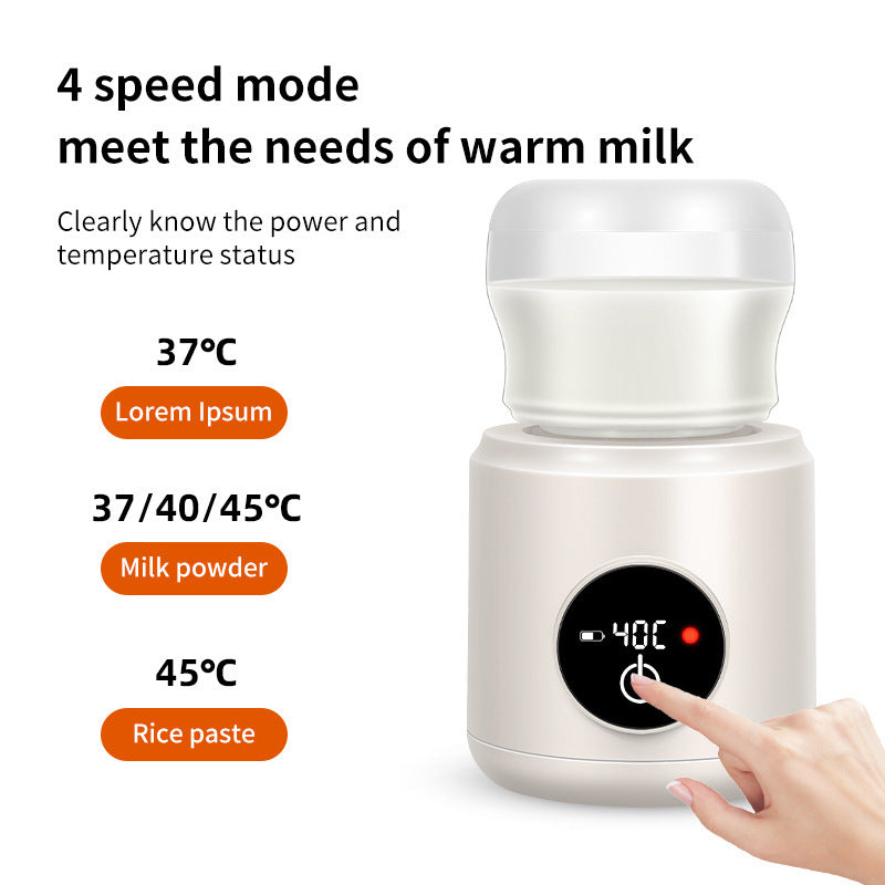 Portable Milk Warmer Wireless Milk Warmer