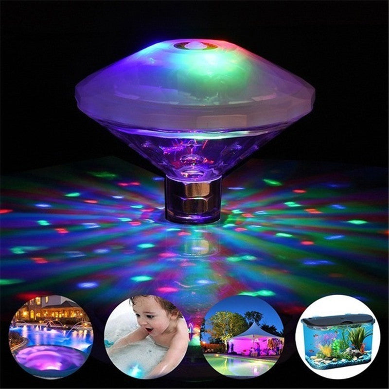 LED Diamond Waterproof Bathtub Pool Shower Light