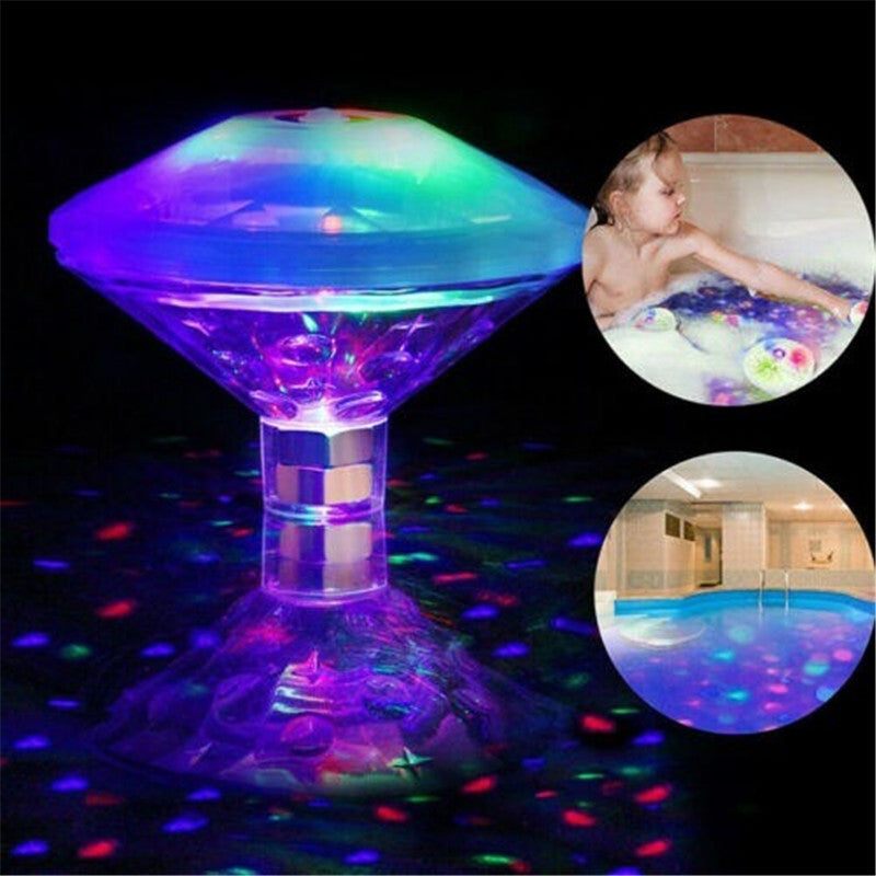 LED Diamond Waterproof Bathtub Pool Shower Light