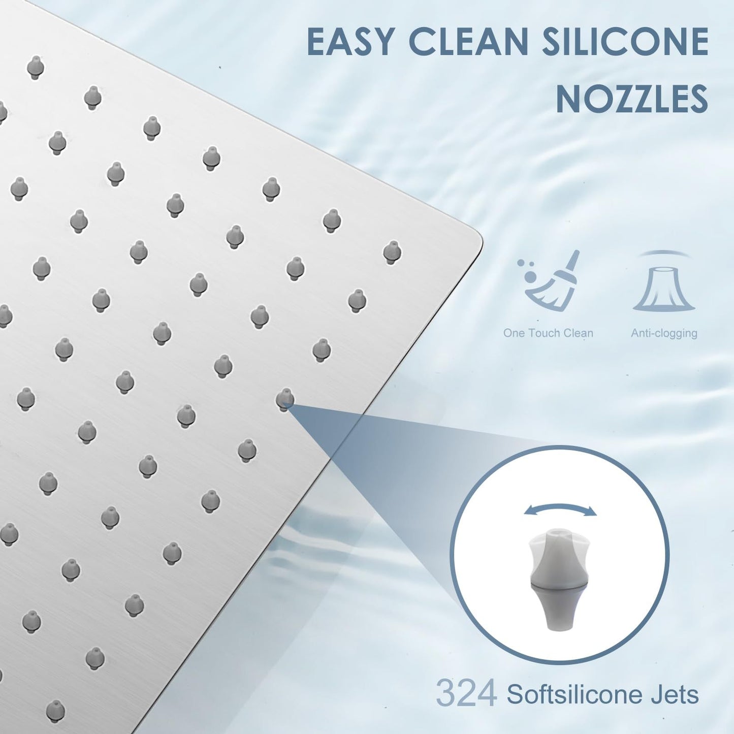 Stainless Steel Top Shower Head