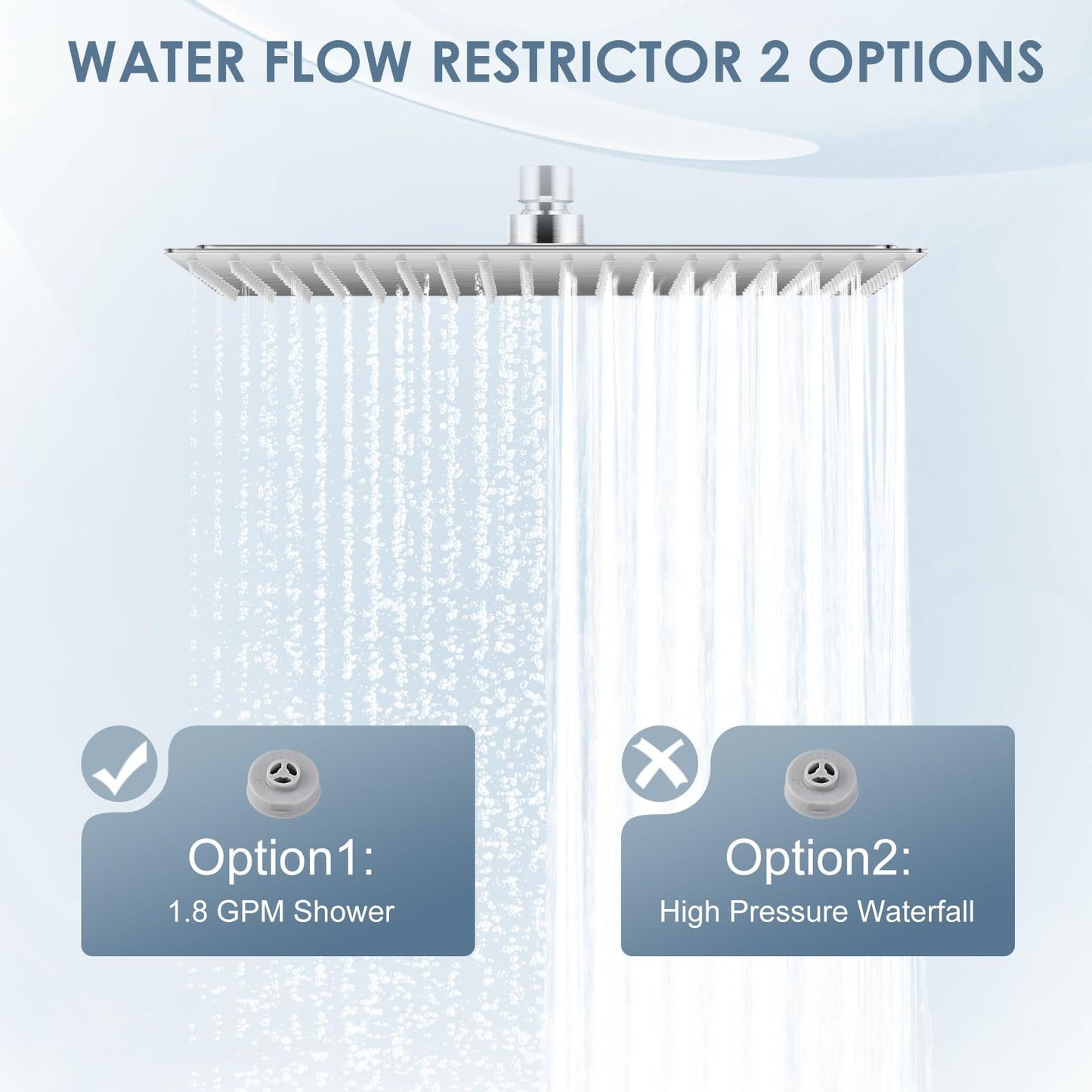 Stainless Steel Top Shower Head