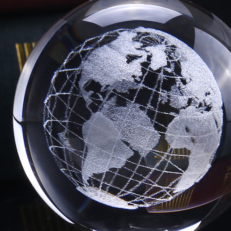 Crystal Ball Earth Design Inside