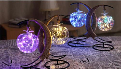 LED creative hand rope rattan ball copper wire lamp lamp room bedroom decoration lamp Christmas lamp light night lamp