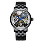 Watches Men's Mechanical Matches Automatic Hollow Waterproof
