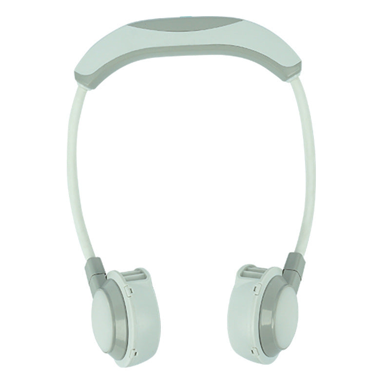 Leafless running cooling hanging neck fan