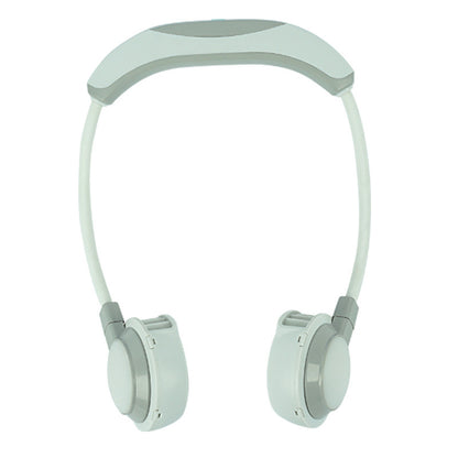 Leafless running cooling hanging neck fan