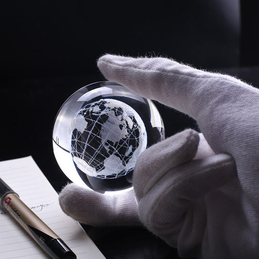 Crystal Ball Earth Design Inside