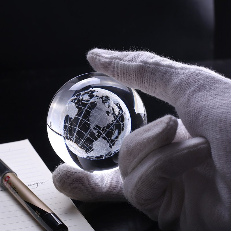 Crystal Ball Earth Design Inside