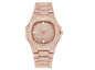 Mens Watches Luxury Brand Fashion Diamond Date Quartz Watch