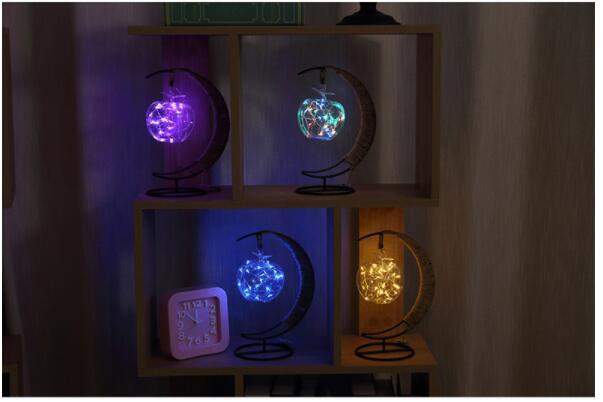 LED creative hand rope rattan ball copper wire lamp lamp room bedroom decoration lamp Christmas lamp light night lamp
