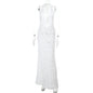 European And American Summer Tube Top Jacquard Material Halter Seaside Vacation Tight Dress