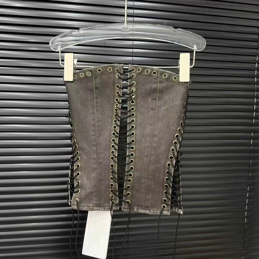 Hollow Out Adjustable Dark Sexy Camisole Women's Vest
