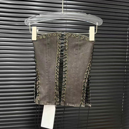Hollow Out Adjustable Dark Sexy Camisole Women's Vest