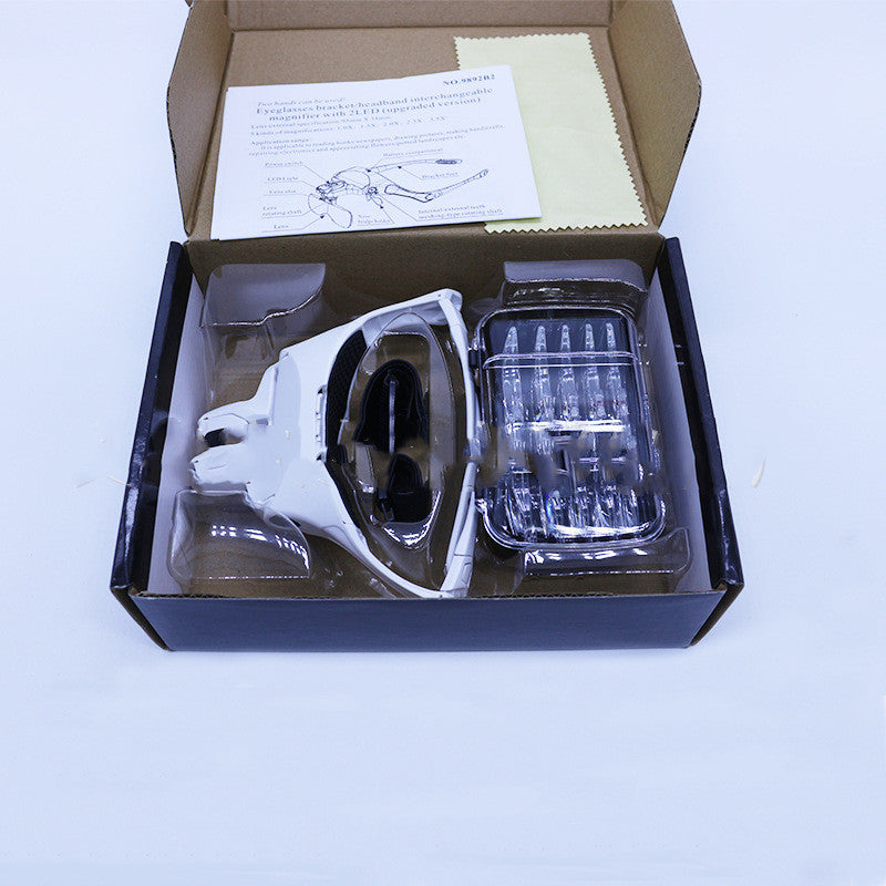 Chuda Head-mounted Illuminated Reading Multi-lens Replacement LED Magnifier