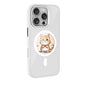 Round Magnetic HD Projection Screen Phone Case NFC Ink