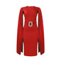 Solid Color Sheath Plus Size Dress