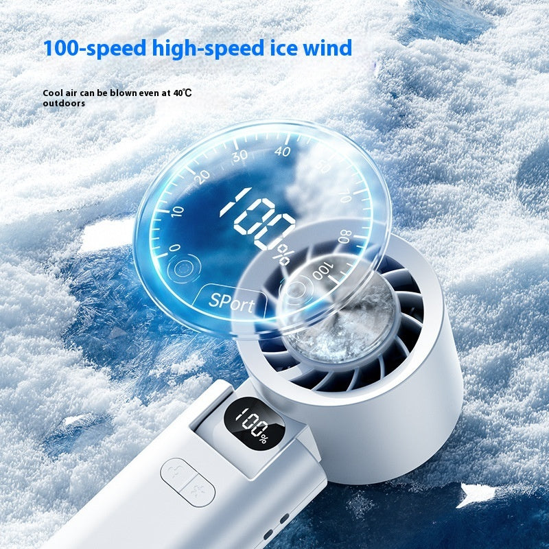 Usb Large Wind Ice Cooling Handheld Fan