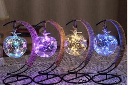 LED creative hand rope rattan ball copper wire lamp lamp room bedroom decoration lamp Christmas lamp light night lamp