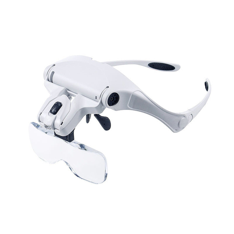 Chuda Head-mounted Illuminated Reading Multi-lens Replacement LED Magnifier