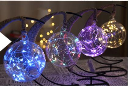 LED creative hand rope rattan ball copper wire lamp lamp room bedroom decoration lamp Christmas lamp light night lamp