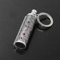 Creative Metal Keychain Lighter Wild Fire Ten Thousand Times Use Kerosene Lighters Gifts For Men