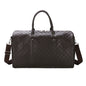 Women's Fashion Plaid Embossed Travel Bag