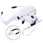 Chuda Head-mounted Illuminated Reading Multi-lens Replacement LED Magnifier