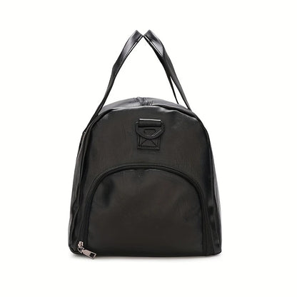 Sport Fitness Bag, Travel Bag, Black Stylish Business Travel Bag, Separate Shoe Depot, Zip Off, For Gym, Sport, Travel, Waterproof