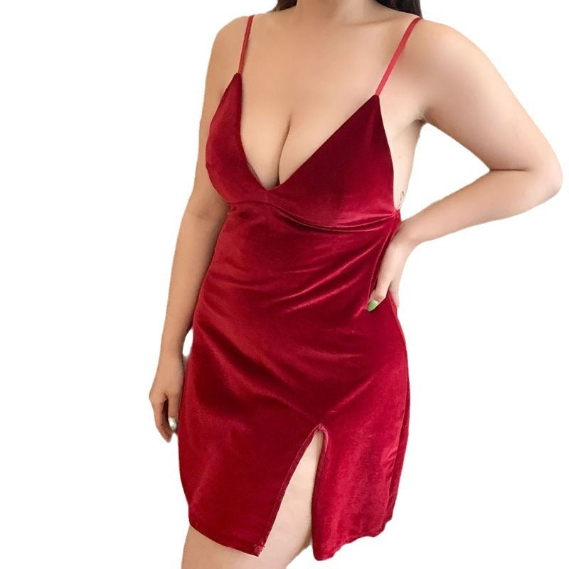 Plus Size Nightdress Christmas Carnival Uniform