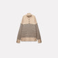 Mock-neck Stripes Sweater Sweater For Women