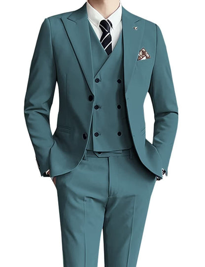 Men's Suit Set Three-Piece Suit Formal Wear